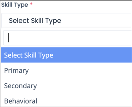 skill type