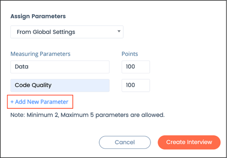 add parameters