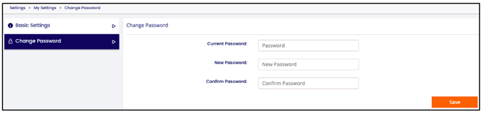 change password