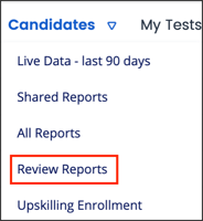 Review reports tab