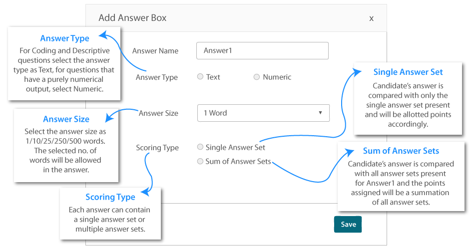 How to add Answer Box - LogicBox Question