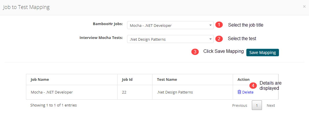 Jobs to Test Mapping - iMocha