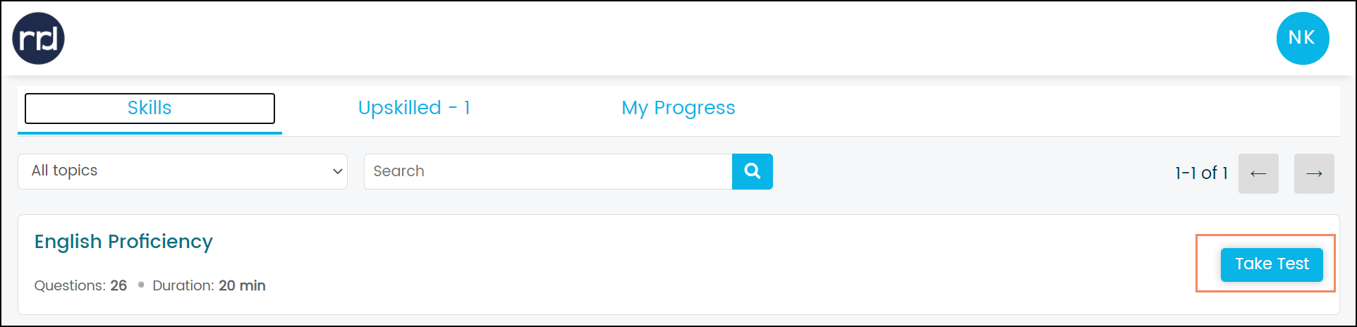 Create assessment - iMochaUpskill