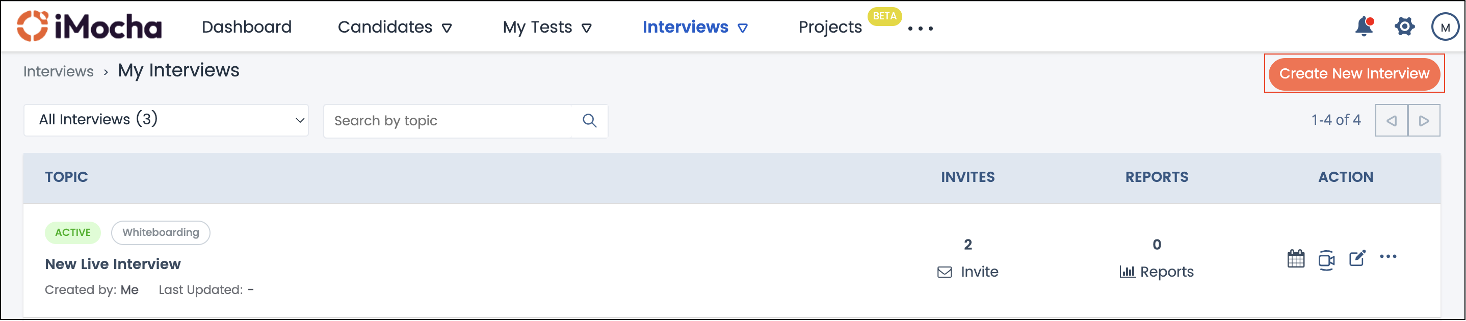 create new interview