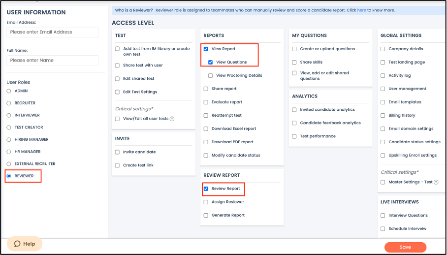 reviewer access